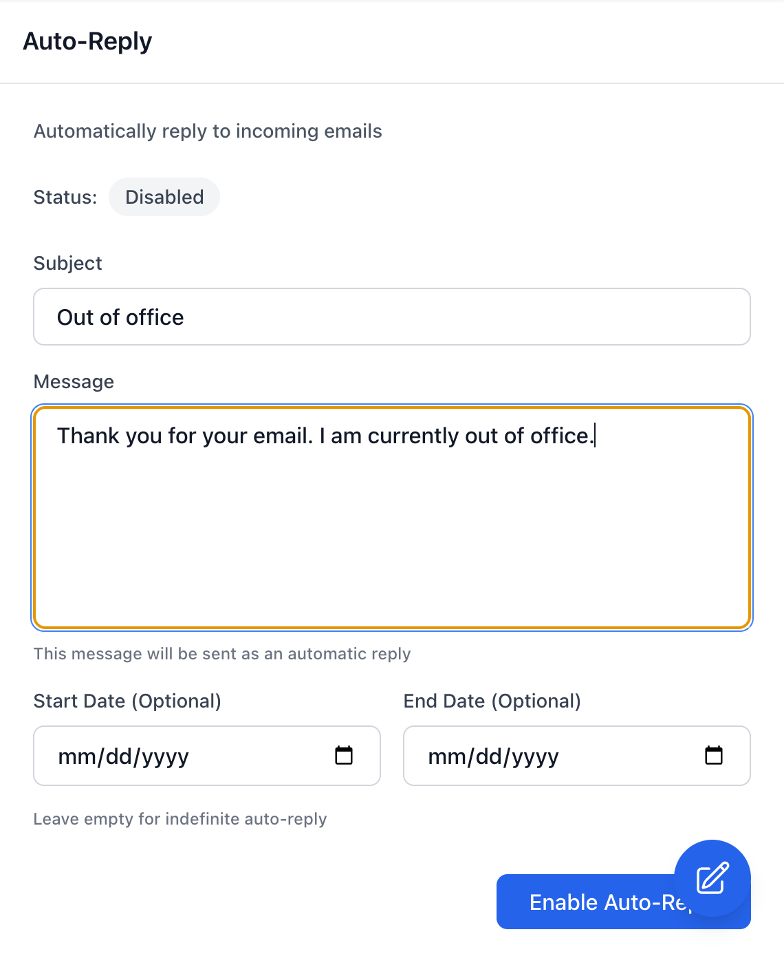 Auto-Reply